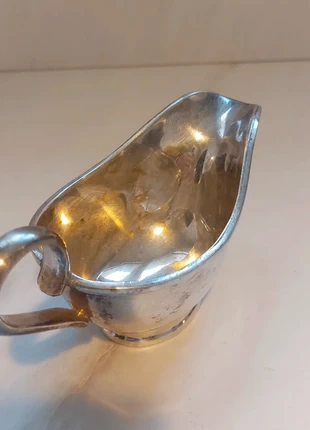 Saucière en métal argenté, marque: Antiquaire, état: Bon état, 7,00 €, 8,05 € Protection acheteurs incluse