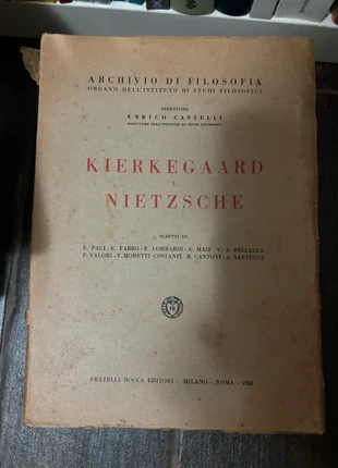 Archivio di filosofia - Kierkegaard e Nietzsche, zustand: Sehr gut, 15,00 €, 16,45 € inklusive Vinted-Käuferschutz