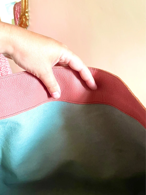 Sac en Cuir Rose de Qualité – Élégance et Couleur - photo numéro 11