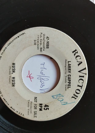 Larry Cappel Hush,Hush RCA Victor Promo VG++, condition: Very good, £55.00, £58.45 includes Buyer Protection