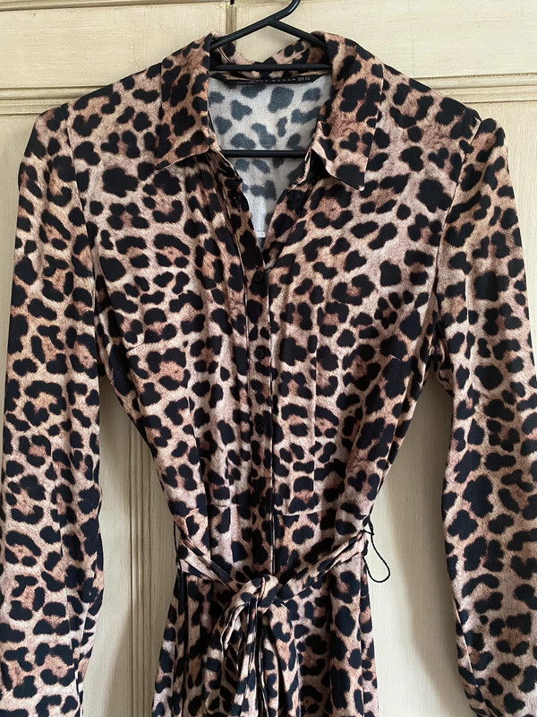 Zara Maxi Leopard Shirt Dress Vinted