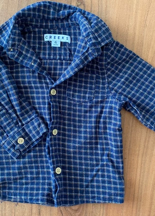 Chemise bleu bébé , merk: Creeks, staat: Nieuw zonder prijskaartje, maat: 3-6 maanden / 62 cm, € 4,00, € 4,90 inclusief Kopersbescherming