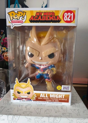 Funko pop All Might Glow in the dark XXL, merk: Funko Pop, staat: Nieuw met prijskaartje, maat: Universeel, € 19,00, € 20,65 inclusief Kopersbescherming
