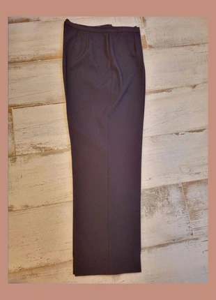 🍭Divino Pantalón de vestir ancho, de señora en azul marino💖, brand: Authentic Clothing Company, condizioni: Ottime, taglia: XXL / IT 48 / EU 44, €17.90, €19.50 include la Protezione acquisti