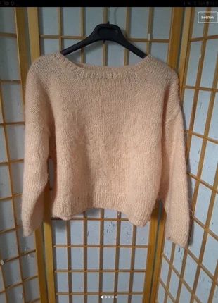 Pull oversize abricot M, marque: Vintage, état: Bon état, taille: M / 38 / 10, 5,00 €, 5,95 € Protection acheteurs incluse