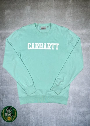 Pull sweat carhartt college sweat vert menthe turquoise taille S vintage y2k, brand: Carhartt, condition: Very good, size: S, €25.00, €26.95 includes Buyer Protection
