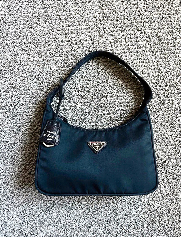 Prada Re-Edition 2000 Black Re-Nylon Mini Shoulder Bag