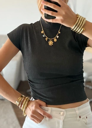 Top gris, merk: Zara, staat: Heel goed, maat: S / 36 / 8, € 10,00, € 11,20 inclusief Kopersbescherming