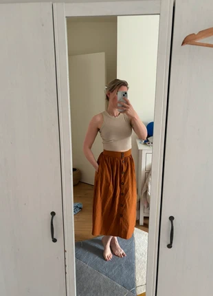 Midi rok met zakken maat s, marca: Top Vintage, estado: Muy bueno, tamaño: S / 36 / 8, 12,00 €, 13,30 € Protección al comprador incluida