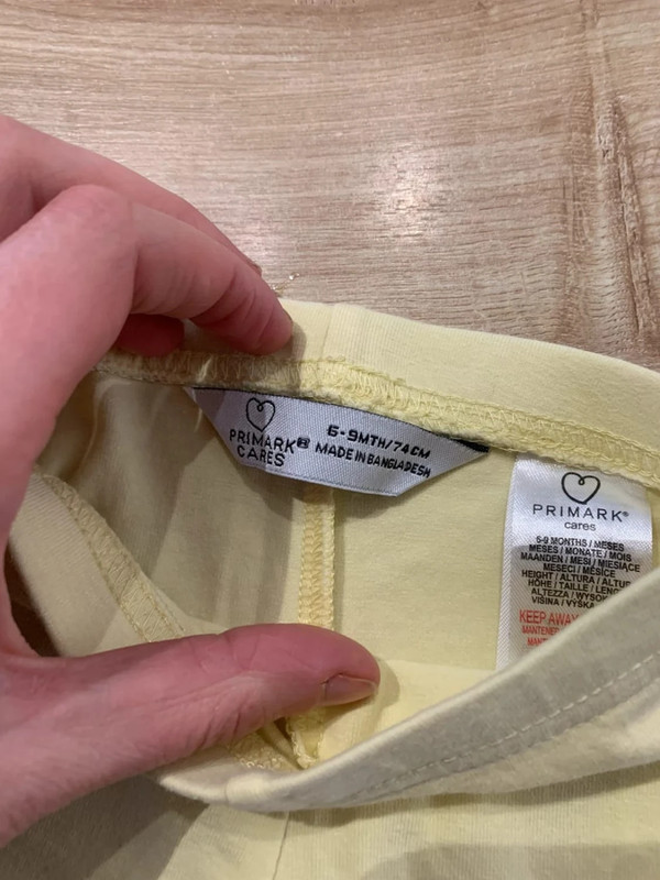 Legging jaune pale Primark / 6-9mois 74cm - photo numéro 3