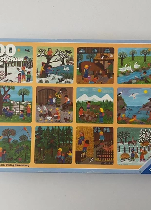 Ravensburger Vintage Puzzle - Mit Tieren durch das Jahr / L'année avec les animaux 300 Teile, marke: Ravensburger, zustand: Gut, 6,00 €, 7,00 € inklusive Vinted-Käuferschutz