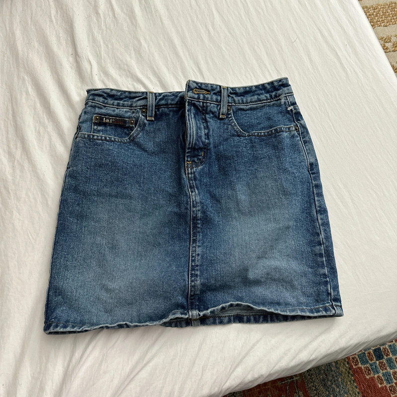 Vintage Lei Jean skirt 1