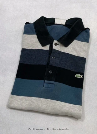 Rare Polo Lacoste y2k Rayé Manches longues Homme 100% coton Classic fit - Taille XL /1941B, marque: Lacoste, état: Très bon état, taille: XL, 31,90 €, 34,20 € Protection acheteurs (Pro) incluse