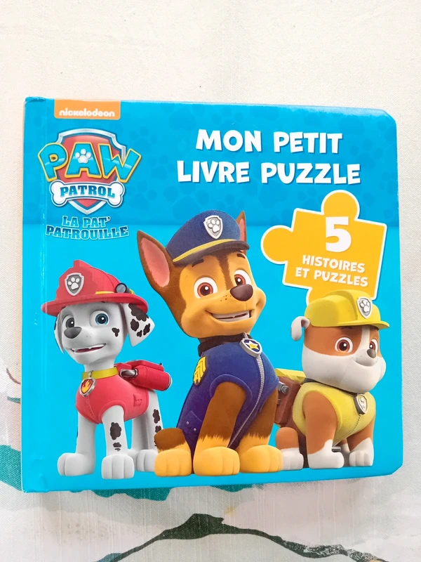 Petit livre puzzle pat patrouille