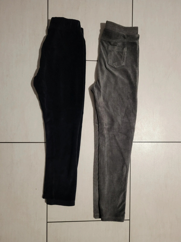 2 Cord-Leggings  in Gr. 116/122