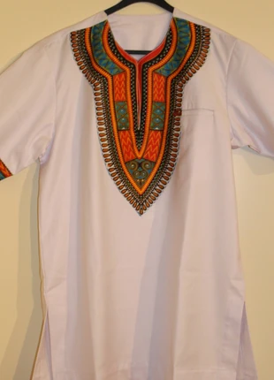 Dashiki shirt for men, traditional African clothing, brand: Traditional African Clothing, condizioni: Nuovo senza cartellino, taglia: L, €32.00, €34.30 include la Protezione acquisti