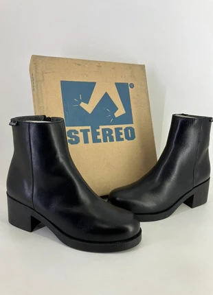 Botín piel plataforma tacón retro 00s Stereo vintage, merk: Vintage Dressing, staat: Heel goed, maat: 39, € 60,00, € 63,70 inclusief Kopersbescherming