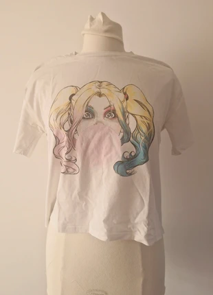 T-shirt Harley Quinn, brand: Pimkie, condition: Very good, size: S / 36 / 8, €3.50, €4.38 includes Buyer Protection