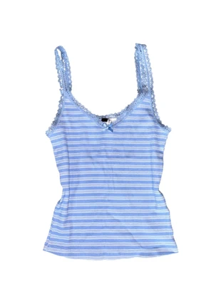 Baby Blue Lace Trim Cami, marque: COQUETTE, état: Neuf sans étiquette, taille: XS / 34 / 6, 9,00 €, 10,15 € Protection acheteurs incluse