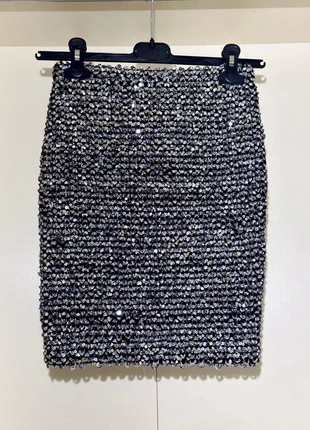 Mini gonna Paillettes Argento, marca: Fashion, estado: Nuevo sin etiquetas, tamaño: Talla única, 2,80 €, 3,64 € Protección al comprador incluida