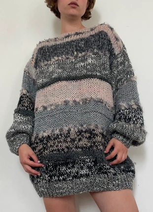Vintage hand knitted sweater, marca: Hand Knitted, estado: Muito bom, tamanho: L / 40 / 12, €15.00, €16.45 inclui Proteção do Comprador