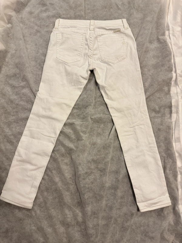 Y2K miss me white distressed jeans 4