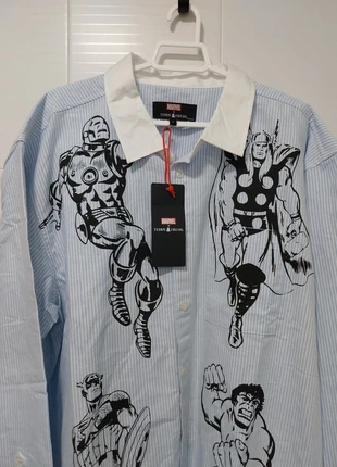 Camisa Teddy Fresch Marvel nueva original, marque: Teddy fresh y Marvel, état: Neuf avec étiquette, taille: XL, 39,95 €, 42,65 € Protection acheteurs incluse