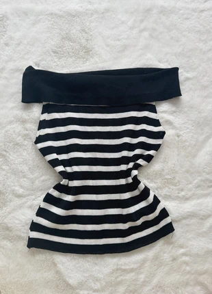 Top épaule dénudée rayer, zustand: Sehr gut, größe: S / 36 / 8, 7,00 €, 8,05 € inklusive Vinted-Käuferschutz