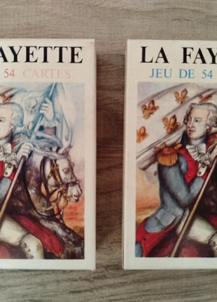 Lot de 2 jeux de cartes anciens Grimaud Lafayette Neufs scellés, merk: Grimaud, staat: Nieuw zonder prijskaartje, € 13,00, € 14,35 inclusief Kopersbescherming
