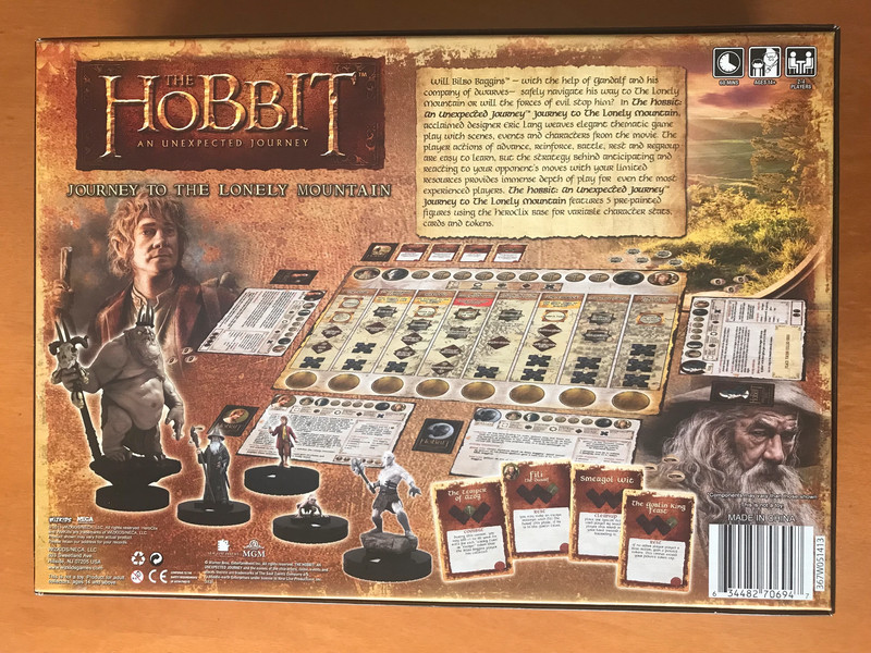 The Hobbit: An unexpected Journey to the Lonely Mountain - Board Game - Wizkids - 2013 2