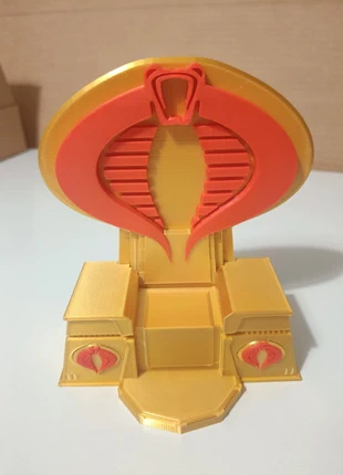 Throne Gi Joe cobra commander serpentor 82-94 gold/Red, marque: G.I. Joe, état: Très bon état, taille: Taille unique, 19,00 €, 20,65 € Protection acheteurs incluse