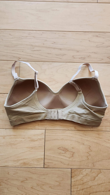 Felina Lingerie Wire-Free Bra Beige size M 2