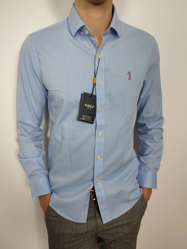 Golf - Koszula Błękitna - Jakość Premium 1