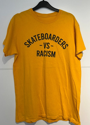 Skateboarders vs. Racism slogan t-shirt, brand: skateboarders vs. racism, condition: Very good, size: M, £3.00, £3.85 includes Buyer Protection