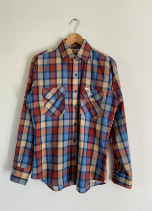 70’s Wrangler rainbow plaid shirt made in USA, marke: WORKWEAR, zustand: Sehr gut, größe: M, 45,00 €, 47,95 € inklusive Vinted-Käuferschutz