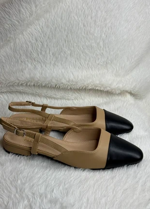 Slingback beige noires 38, brand: Boutique indépendante, condizioni: Ottime, taglia: 37, €23.00, €24.85 include la Protezione acquisti Pro