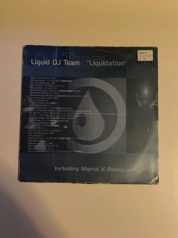 Liquid DJ Team - Liquidation (United Recordings) vinyl 1