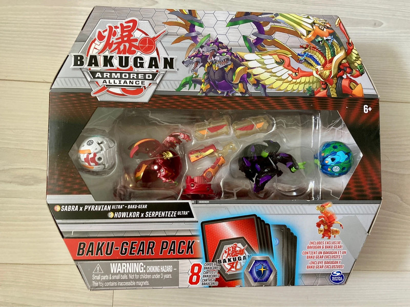 Bakugan Set Paket Baku-Gear Pack Starterset Kugeln