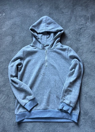 Grey quarterzip hoodie, brand: NO LABEL, condition: Good, size: M, £6.00, £7.00 includes Buyer Protection