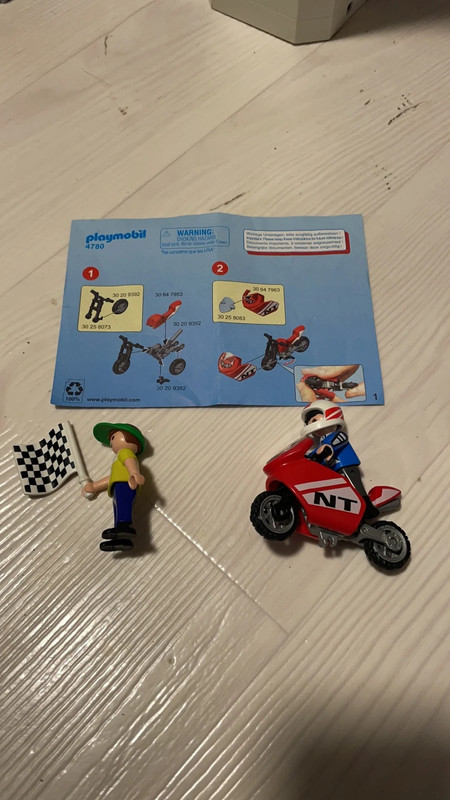 Playmobil 4780 spécial plus Enfants avec moto de course