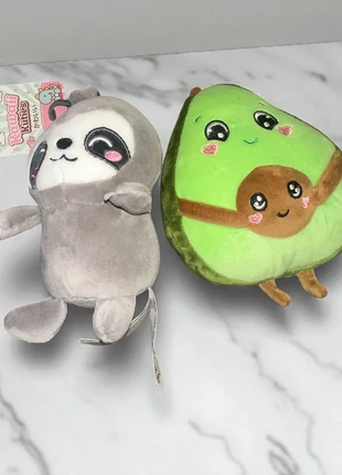 Kawaii plush toys avocado & sloth, brand: Kawaii, condition: New with tags, size: Preemie, up to 44cm, £4.00, £4.62 includes Buyer Protection