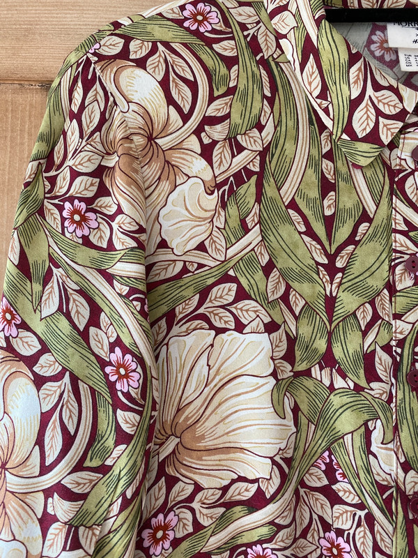 Gorgeous H M William Morris Co Multi Floral Midi Long Sleeve Shirt Dress EUR 38 Vinted