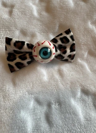 NEW - Hair Barrette Eyeball Clip Leopard Animal Print, condition: New with tags, €3.00, €3.85 includes Buyer Protection