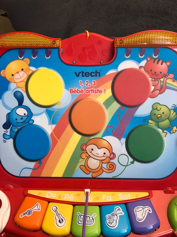 1,2,3 bébé artiste jeu interactif dès 12 mois Vtech