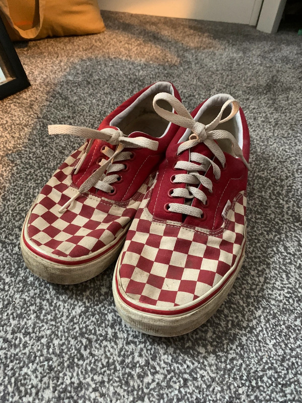 red checkered vans - Vinted