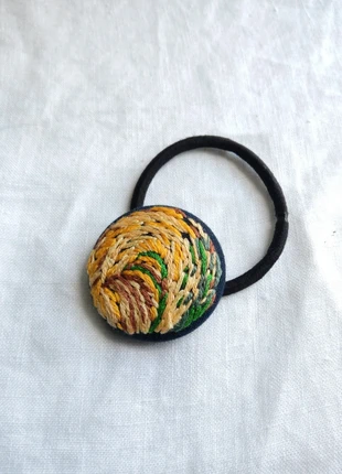 elastique cheveux brodé à main van gogh, marque: Fait Main, état: Très bon état, 2,80 €, 3,64 € Protection acheteurs incluse