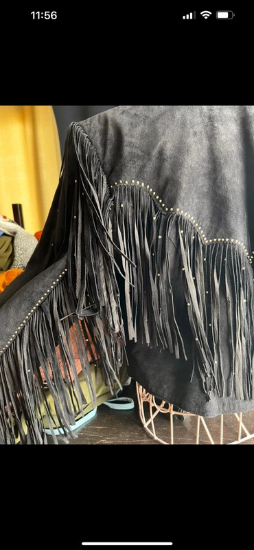 Tribe America fringe leather jacket 4