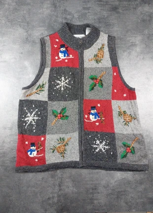 Pull sans manches Vintage Noël funky taille M, marque: Funky, état: Très bon état, taille: M / 38 / 10, 19,90 €, 21,60 € Protection acheteurs (Pro) incluse