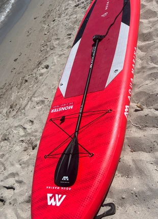 Paddle aqua marina gonflable XL avec pagaie – Très bon état vendu dans sa housse de transport, merk: aquamarina, staat: Heel goed, € 310,00, € 326,20 inclusief Kopersbescherming