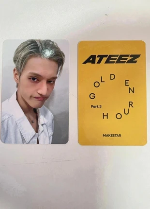 Ateez golden hour part 3 POB makestar Wooyoung, état: Très bon état, 8,00 €, 9,10 € Protection acheteurs incluse